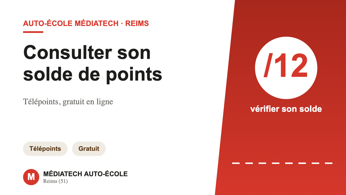 Consulter son solde de points — Médiatech